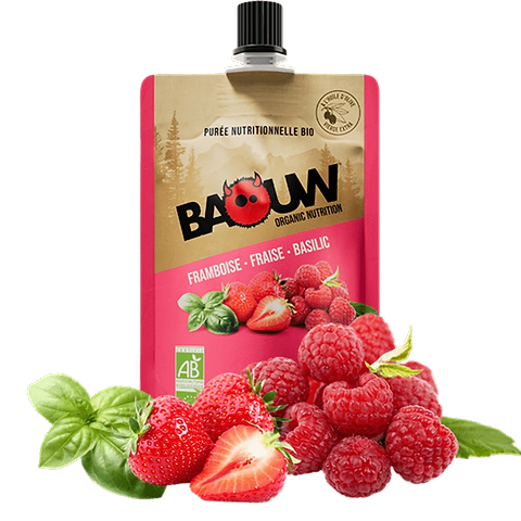 Compote Sport Raspberry Strawberry Basil BIO
